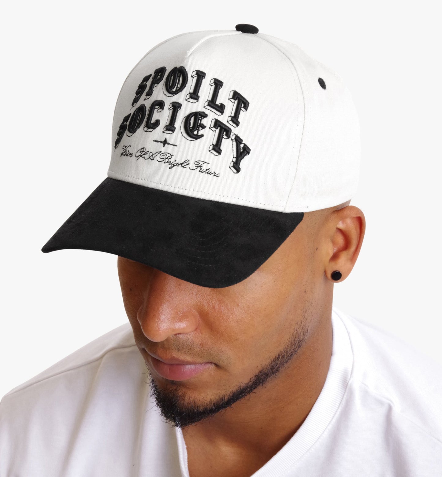 Cap Vision II - Baumwolle Cap mit 3D-Stickerei | Verwöhnte Gesellschaft