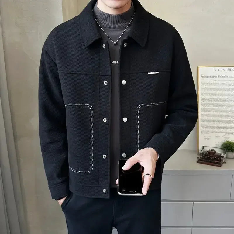 Premium Herren Jacke - Stilvoller Mantel für Herbst