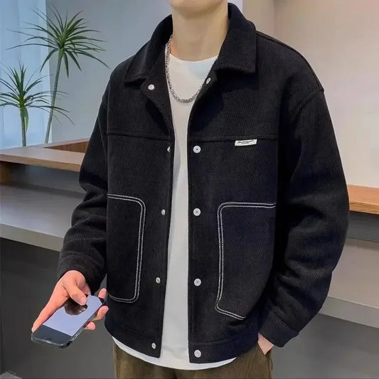 Premium Herren Jacke - Stilvoller Mantel für Herbst