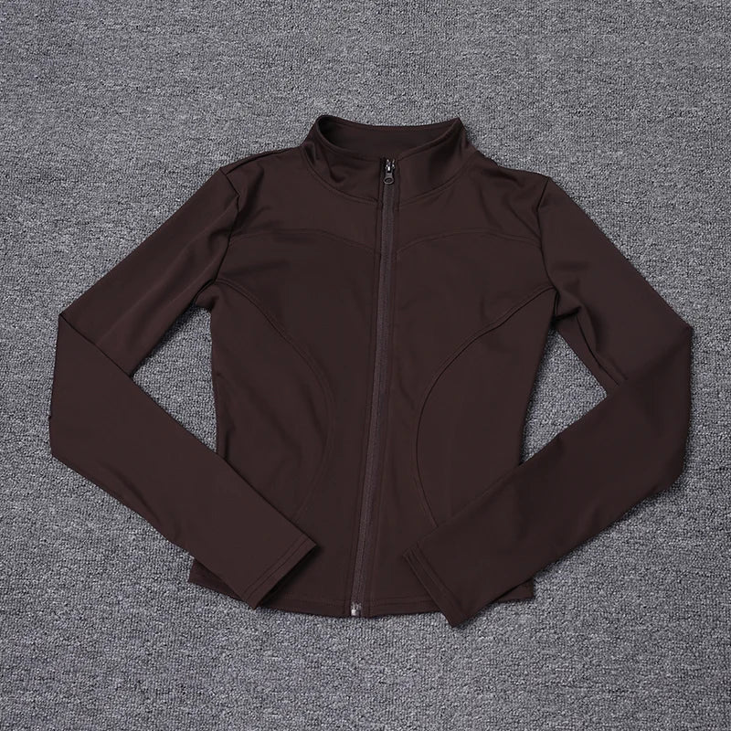 Damen Sport Jacke - Langarm Trainingsjacke für Fitness & Gym