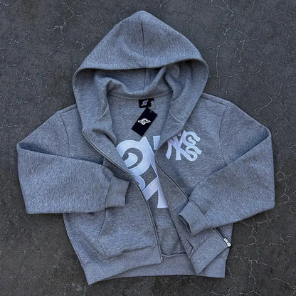Harajuku Streetwear Hoodie Y2K Fashion Pullover Sweatshirt New Hip Hop Retro Letter Graphic Men & Women