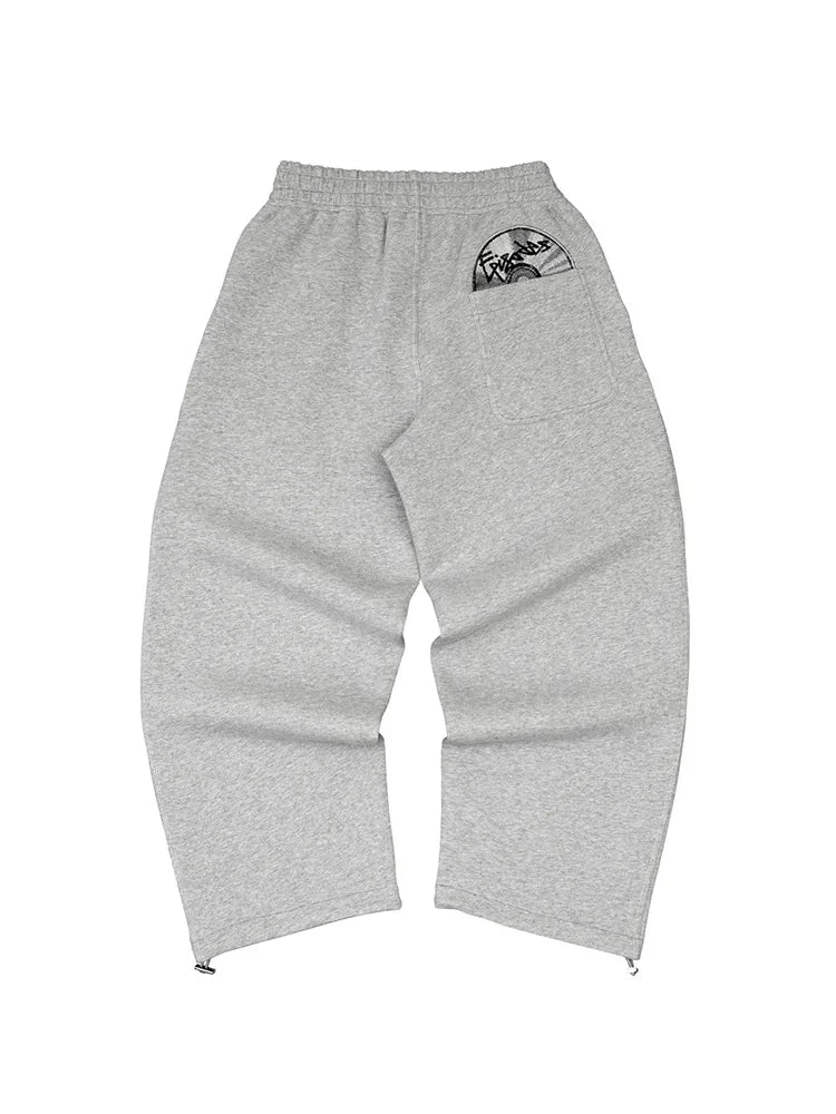 Y2K Harajuku Embroidered Hoodie & Sweatpants Set