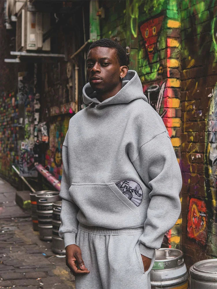 Y2K Harajuku Embroidered Hoodie & Sweatpants Set