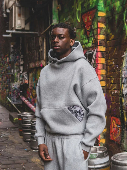 Y2K Harajuku Embroidered Hoodie & Sweatpants Set