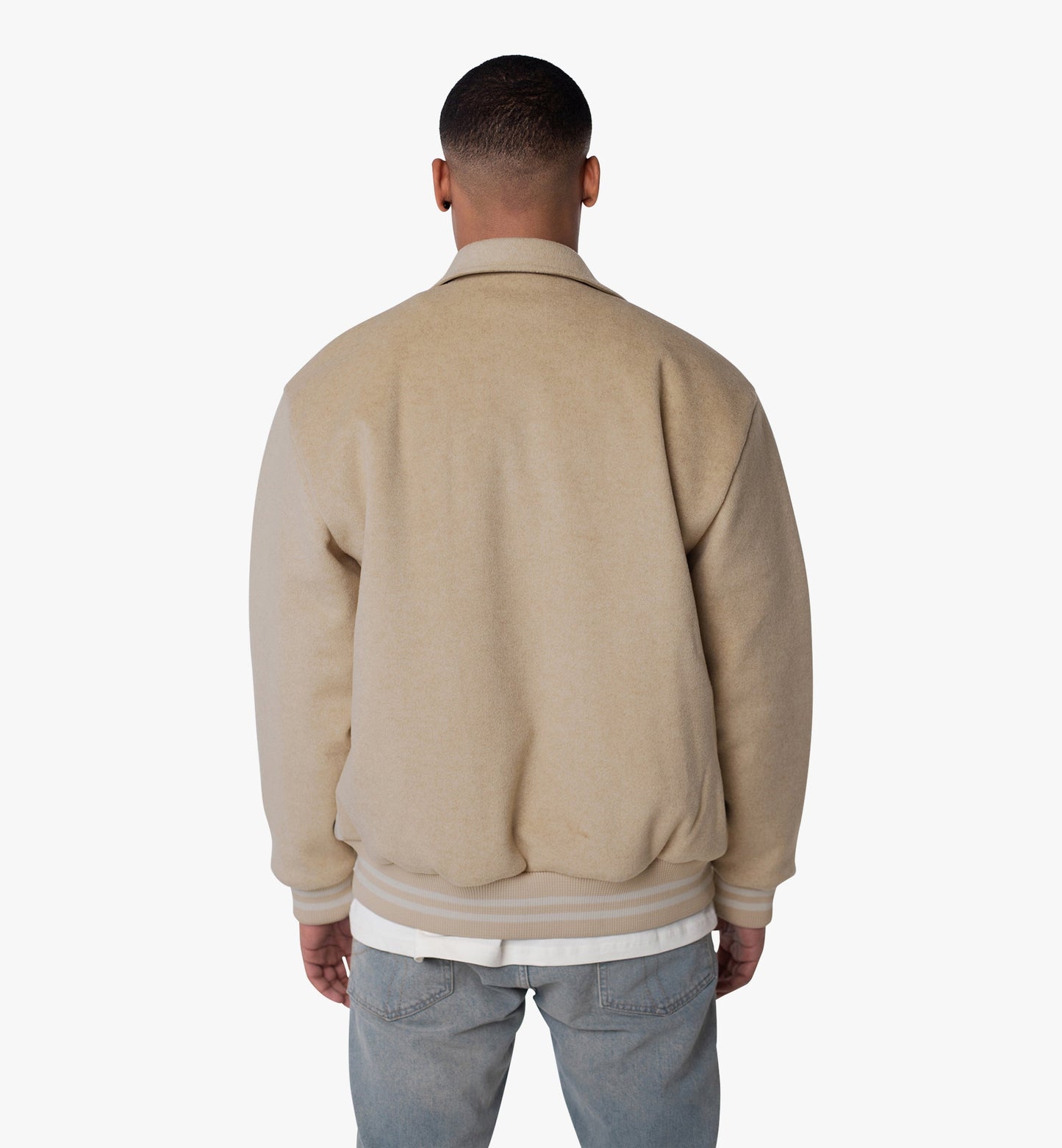 Spoilt Society Premium Streetwear Jacke Nox - Beige Two-Tone