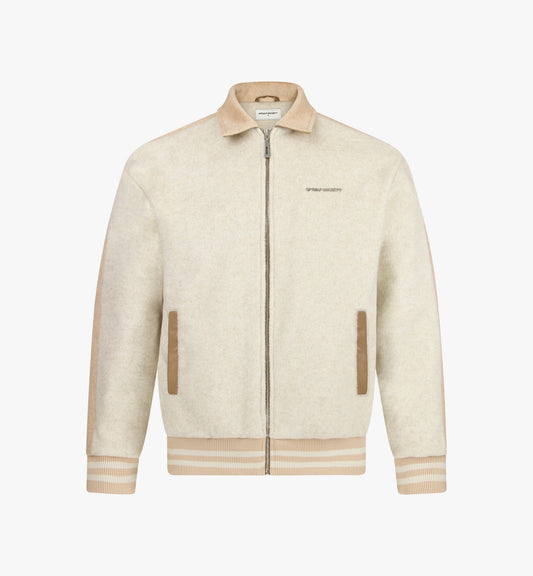 Spoilt Society Premium Streetwear Jacke Nox - Beige Two-Tone